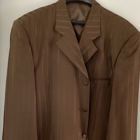 Mens Chocolate Brown 3pc Suit. - Picture 12 of 12